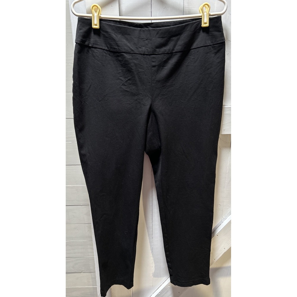 Chico's Fabulously Slimming Pull-On Pants Size 0.5/ US 6 Black Ankle